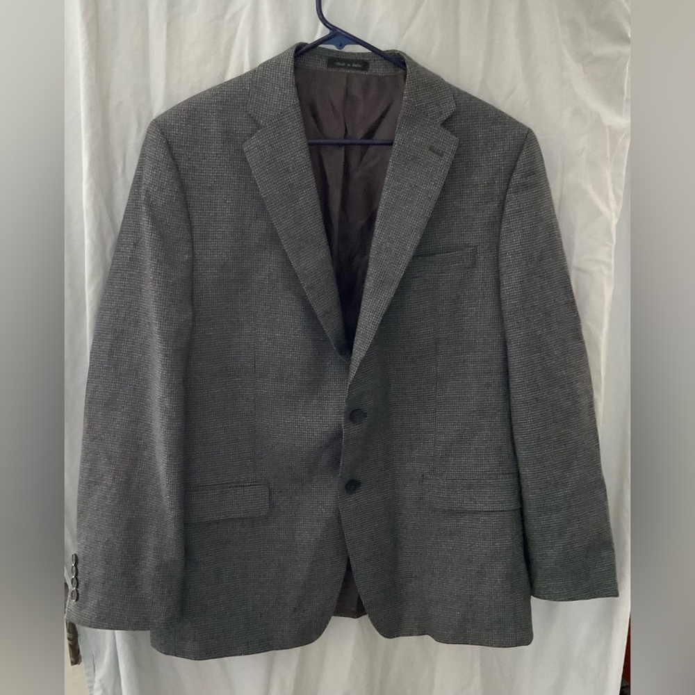 Calvin Klein 42 reg houndstooth blazer wool